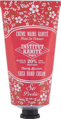 Institut Karite Shea Moisturizing Hand Cream So Poetic Cherry Blossom 75ml