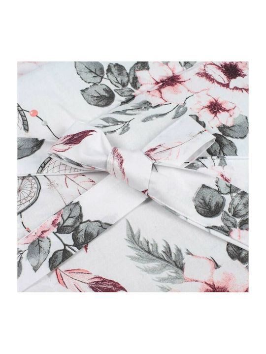 New Baby Pătură Pepinieră Swaddling pături Flowers & Feathers 100% bumbac Multicolor 75x75cm
