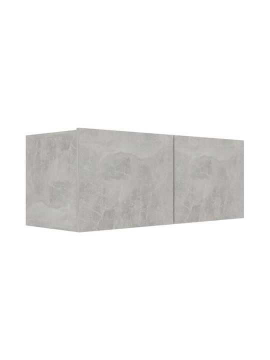 Wohnzimmer TV-Einheit Gray L80xB30xH150cm