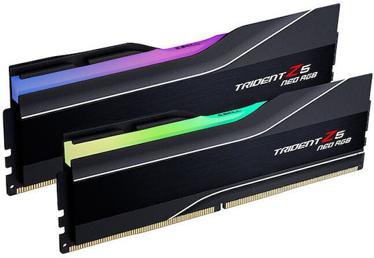 G.Skill Trident Z5 Neo RGB DDR5 32GB RAM με 2x16GB Modules και Ταχύτητα 6000 για Desktop