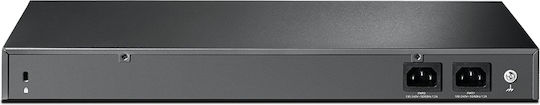 TP-LINK TL-SG3428XF V1 Managed L2 Switch με 4 Θύρες Gigabit (1Gbps) Ethernet και 20 SFP Θύρες