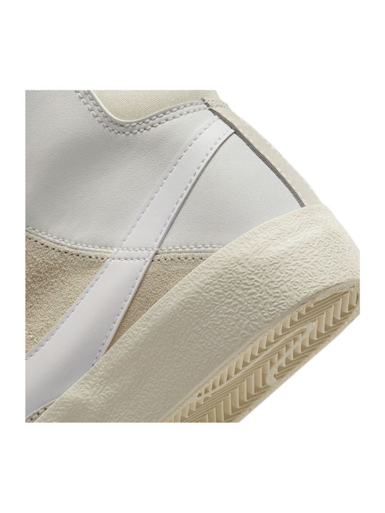 Blazer Mid Blazer Παιδικά Sneakers High Μπεζ