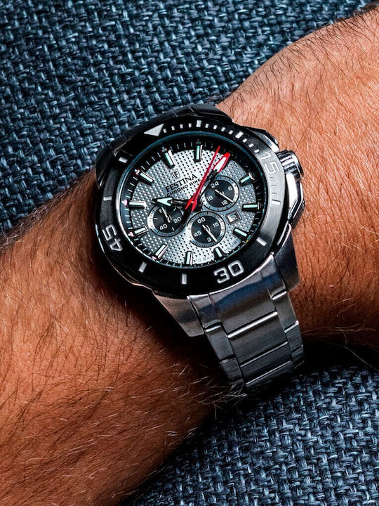 Festina Bike Ρολόι Μπαταρίας με Μεταλλικό Μπρασελέ