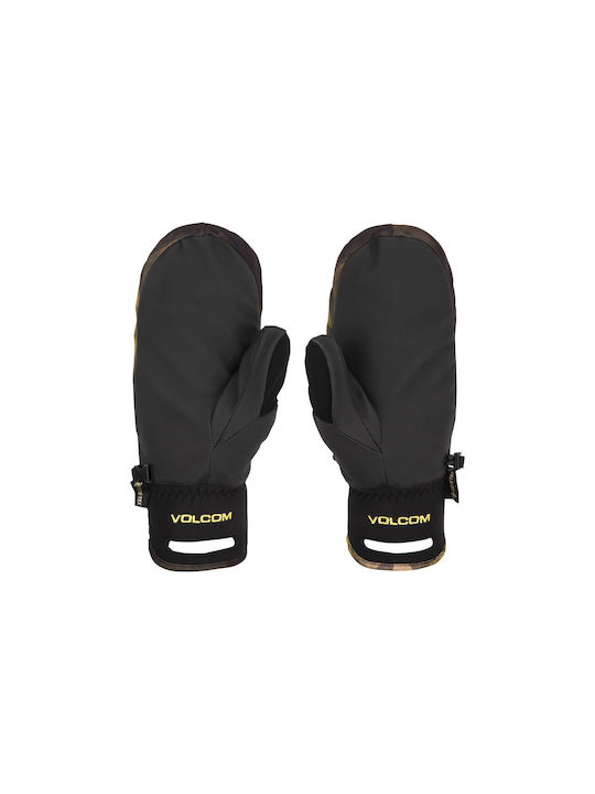 Volcom Stay Dry GTX Mittens Ανδρικά Γάντια Σκι & Snowboard με Μεμβράνη Gore-Tex Πολύχρωμα