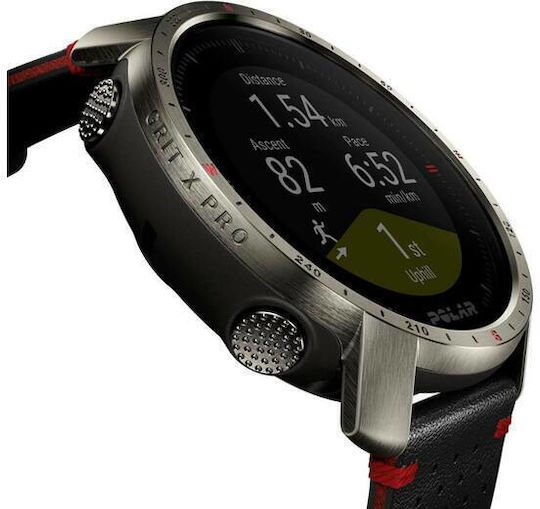 Polar Grit X Pro Titan Rezistent la apă Smartwatch (Titan)