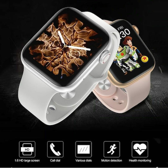 NO.1 N78 Smartwatch με Παλμογράφο (Ροζ)