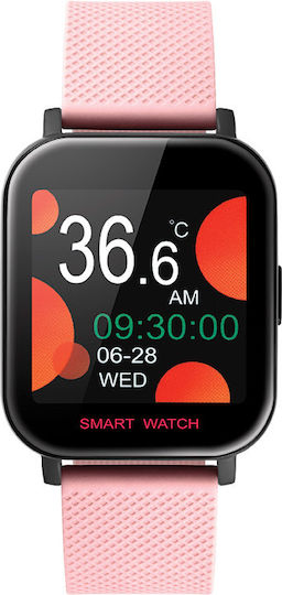DAS.4 SL44 36mm Smartwatch mit Pulsmesser (Rosa)