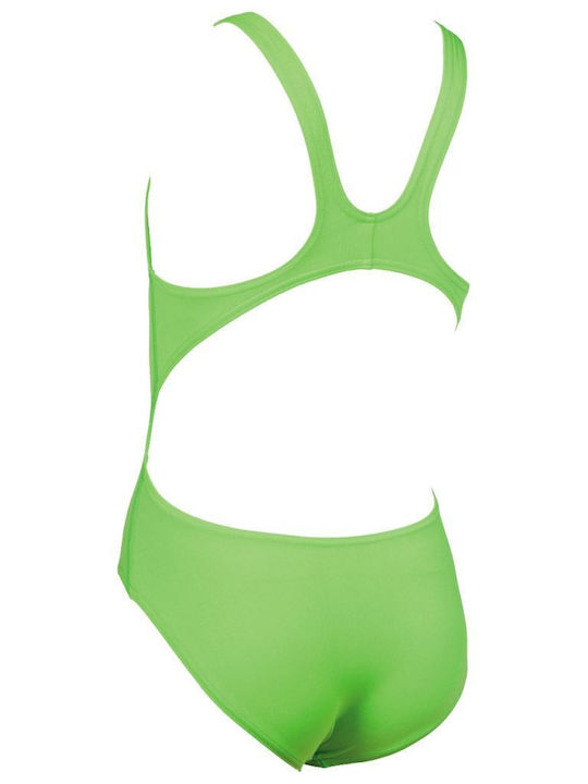 Arena Solid Swim Tech Kids Swimwear One-Piece Training Green