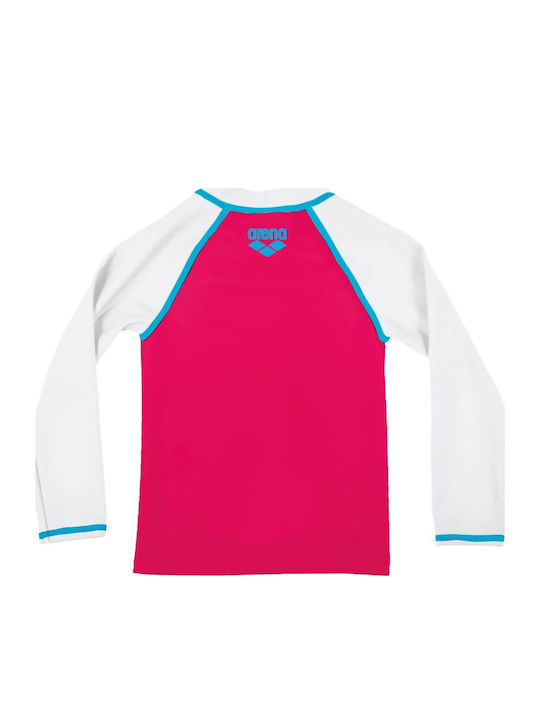 Arena Kids Swimwear Long Sleeve Shirt Fuchsia
