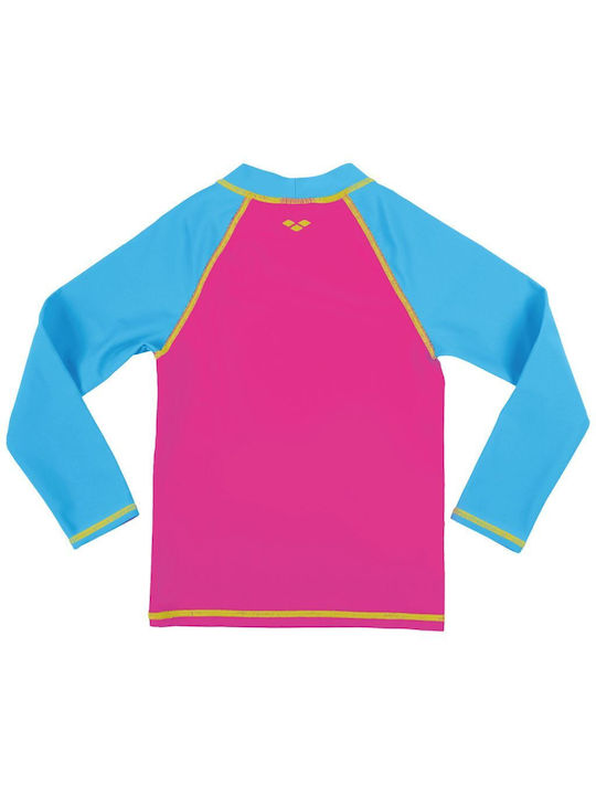 Arena AWT Kids Swimwear UV Long Sleeve Shirt Fuchsia