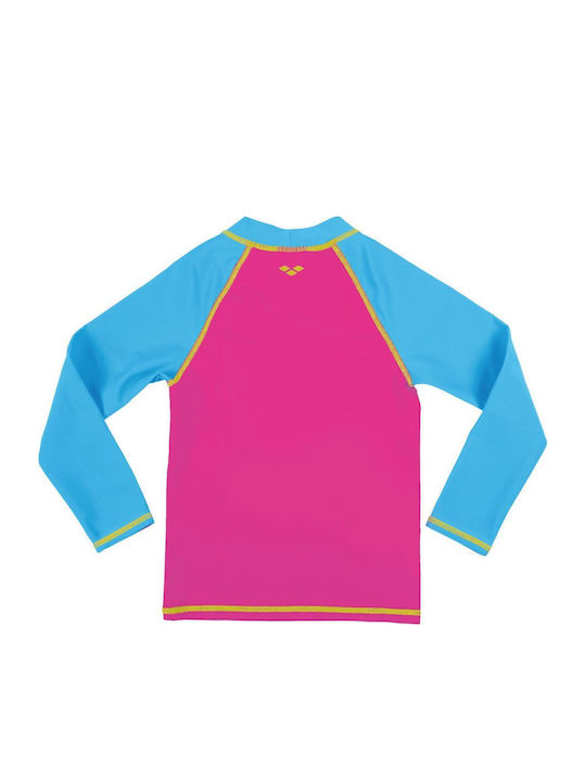 Arena AWT Kids Swimwear Long Sleeve Shirt Fuchsia