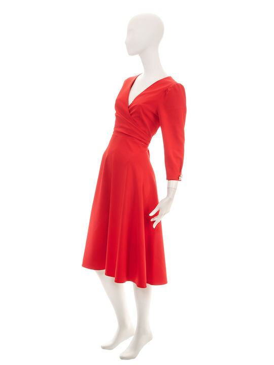 Häkelkleid NISSA / Rot