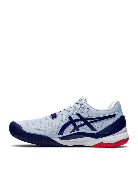 ASICS Gel-Resolution 8 Женски Тенис обувки Твърди съдилища Soft Sky / Dive Blue