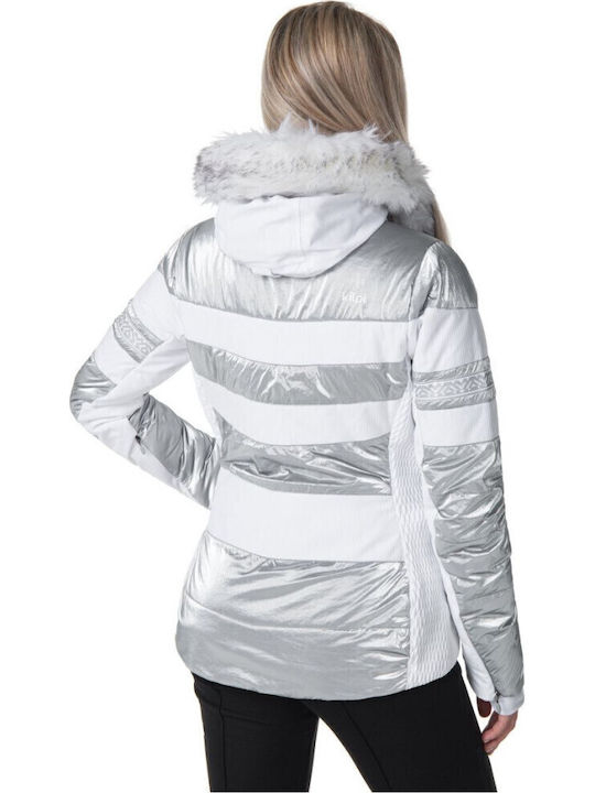 Kilpi Dalila SL0133KI-WHT Γυναικείο Μπουφάν για Σκι & Snowboard Λευκό