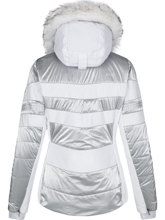 Kilpi Dalila SL0133KI-WHT Γυναικείο Μπουφάν για Σκι & Snowboard Λευκό
