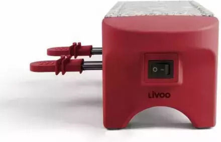 Livoo Επιτραπέζια Ηλεκτρική Ψησταριά Raclette Λείας Πλάκας 350W