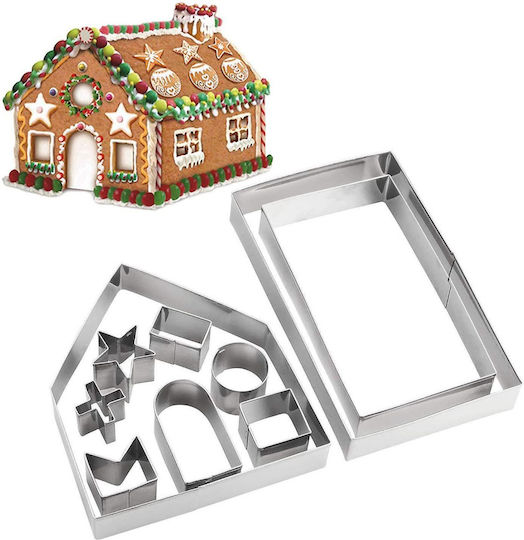 Sugar Love Gingerbread House Κουπ Πατ Ανοξείδωτα 18τμχ