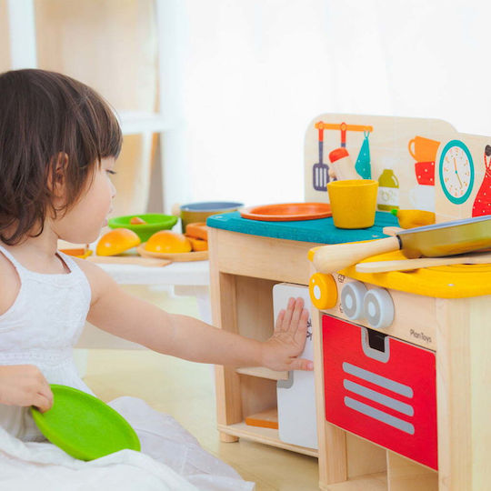 Plan Toys Παιδική Κουζίνα από Ξύλο για 2+ Ετών