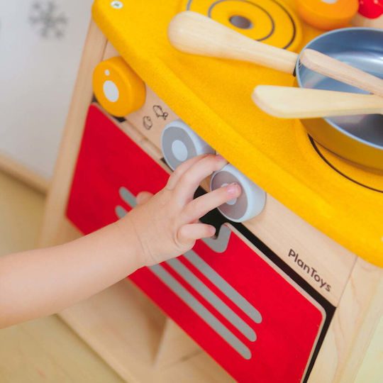 Plan Toys Παιδική Κουζίνα από Ξύλο για 2+ Ετών