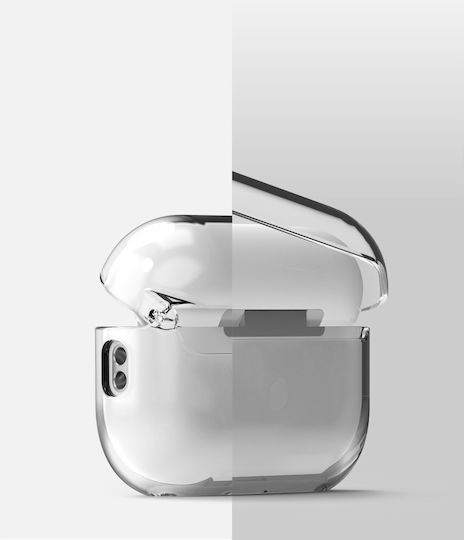 Ringke Hinge Plastic Case with Keychain Transparent for Apple AirPods Pro