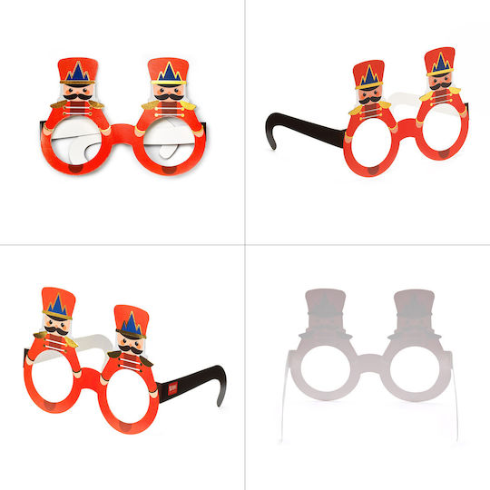 Paper Christmas Glasses 8pcs