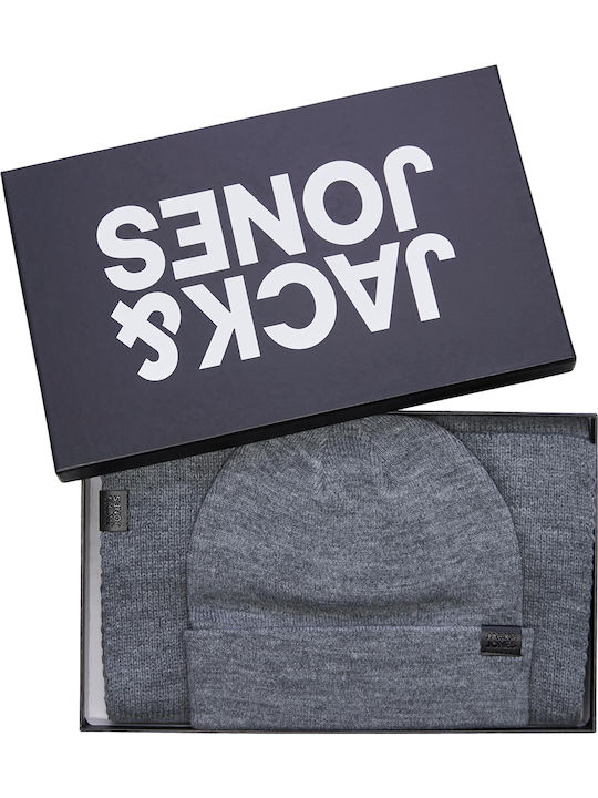 Männer Set mit Beanie in Gray Farbe