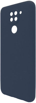 iNOS Silicone Back Cover Blue (Redmi Note 9)