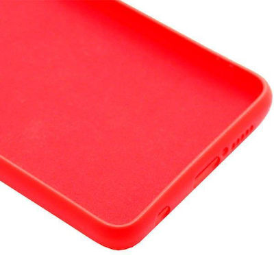 iNOS Liquid Silicone Back Cover Red (Poco X3 NFC / X3 Pro)