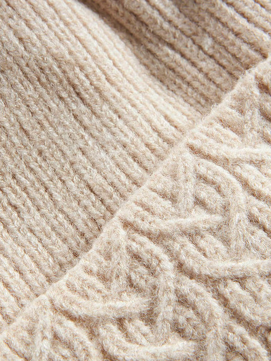 Verde Beanie Cap Beige