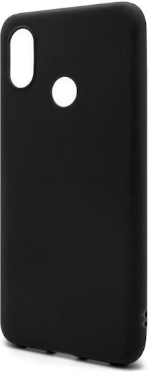 iNOS Back Cover Σιλικόνης Μαύρο (Redmi Note 6 Pro)