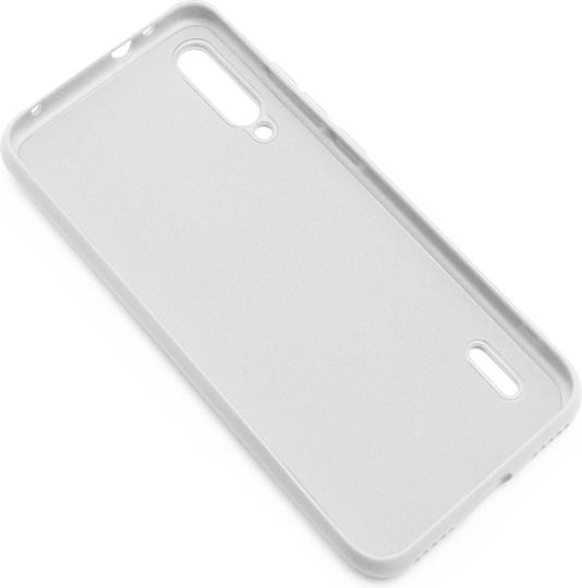 iNOS Liquid Silicon Umschlag Rückseite Silikon Weiß (Xiaomi Mi A3)
