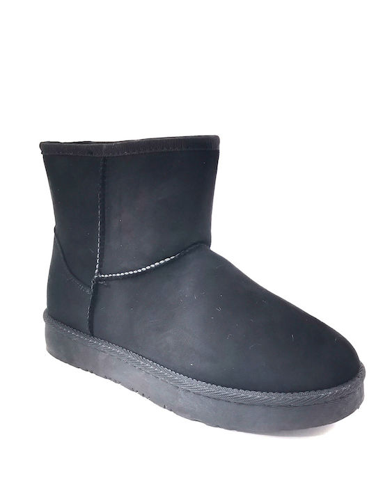 WOMEN'S BOOTS WITH FUR - Black