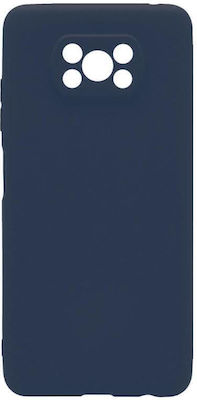 iNOS Soft TPU Silicone Back Cover Blue (Poco X3 NFC / X3 Pro)