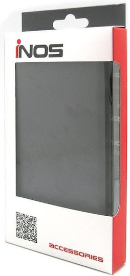 iNOS Curved S-Folio Книга Изкуствена кожа Сив (Galaxy A02s)
