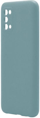 iNOS Soft Silicone Back Cover Petrol Blue (Galaxy A03s)