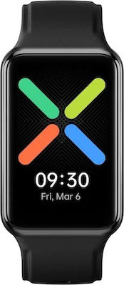 Oppo Free Αδιάβροχο Smartwatch με Παλμογράφο (Μαύρο)