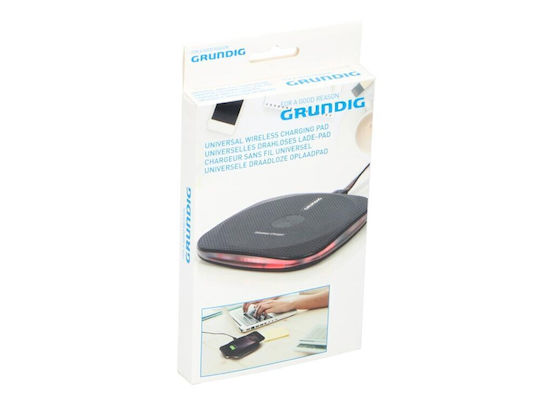 Grundig Ασύρματος Φορτιστής (Qi Pad) 5W Μαύρος (12817)