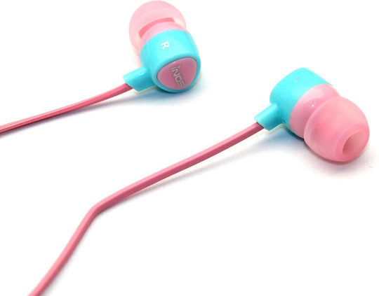 iNOS Flatron 2 In-ear Handsfree with 3.5mm Connector Pink