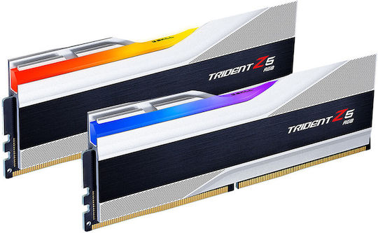 G.Skill Trident Z5 RGB DDR5 32GB RAM με 2x16GB Modules και Ταχύτητα 7200 για Desktop