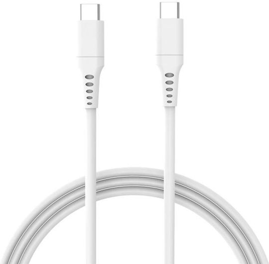 iNOS USB 2.0 Cable USB-C male - USB-C 60W Λευκό 1m