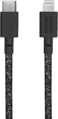 Native Union Belt Braided USB-C to Lightning Cable Γκρι 1.2m Cosmos