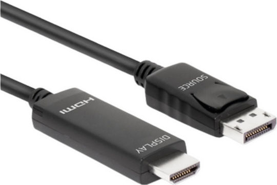 Club3D Cable DisplayPort male - HDMI male 3m Black (CAC-1087)