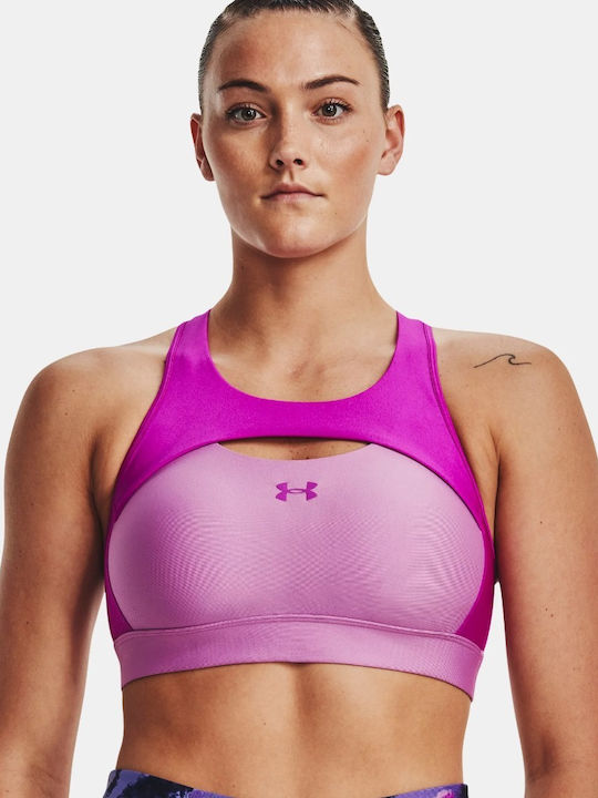 Harness Women's Sports Bra with Removable Padding Purple