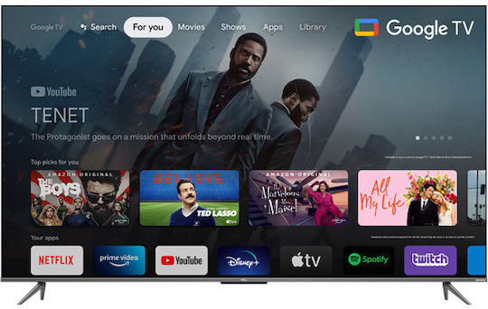TCL Smart Televizor 50" 4K UHD QLED 50C635 HDR (2022)