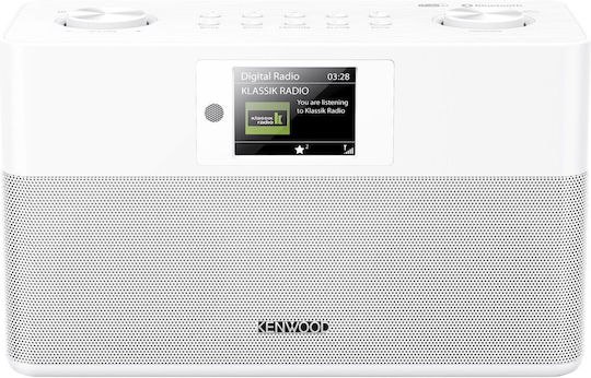 Kenwood CR-ST80DAB Tabletop Radio Electric / Battery DAB+ with Bluetooth White