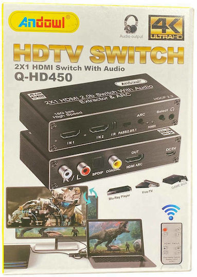 Andowl Q-HD450 HDMI Switch