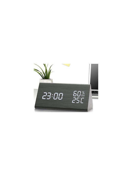 Tabletop Digital Clock with Alarm Black AT000100254