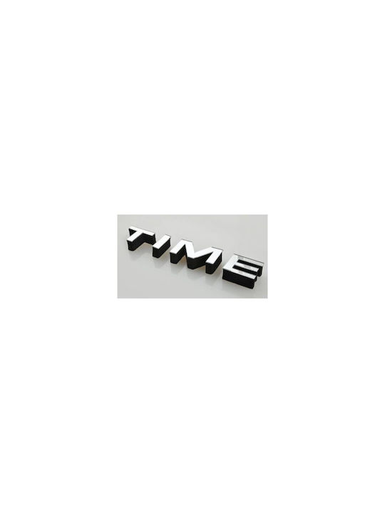 3D Ceas de Perete Autocolantă Plastic Argintiu 70x130cm