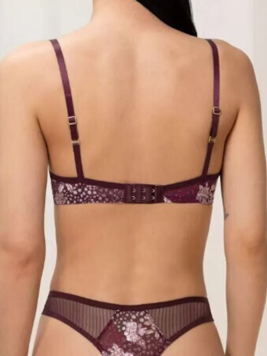 Triumph Lavish Spotlight WP Triangle Triangle Bra Underwire Burgundy