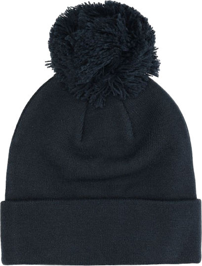 Knitted Beanie Cap Navy Blue